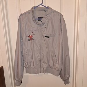 Members Only Gray Post Cereals Jacket Size 46
